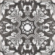 Cristacer Atelier Black + Grey  Dekor Pachwork 22.5x22.5